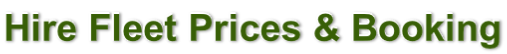 Hire Fleet Prices & Booking